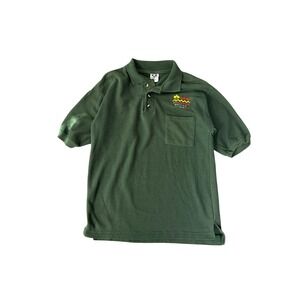 Arriba Margarita Mexico Green Polo Shirt Pocket Embroidered Short Sleeve